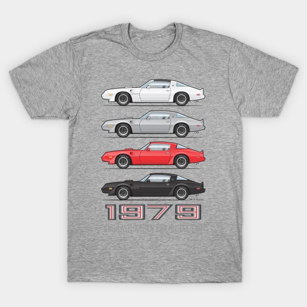 1979 trans am colors T-Shirt by ArtOnWheels